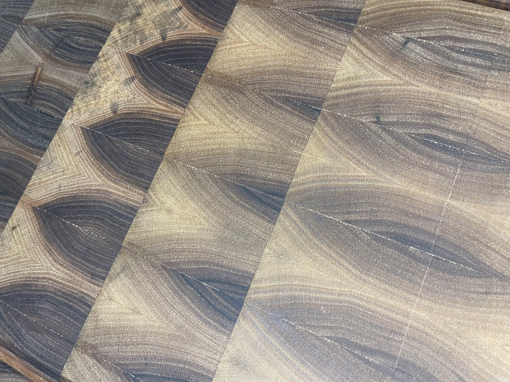 Large walnut cutting board with juice groove - Built to last